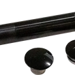 Load image into Gallery viewer, Klock Werks Axle - Flush Mount - Front - Black - 1" KWS-01-0611 - Main Product View