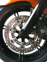 Load image into Gallery viewer, Klock Werks Axle - Flush Mount - Front - Black - 25 mm KWS-01-0610 - Side View