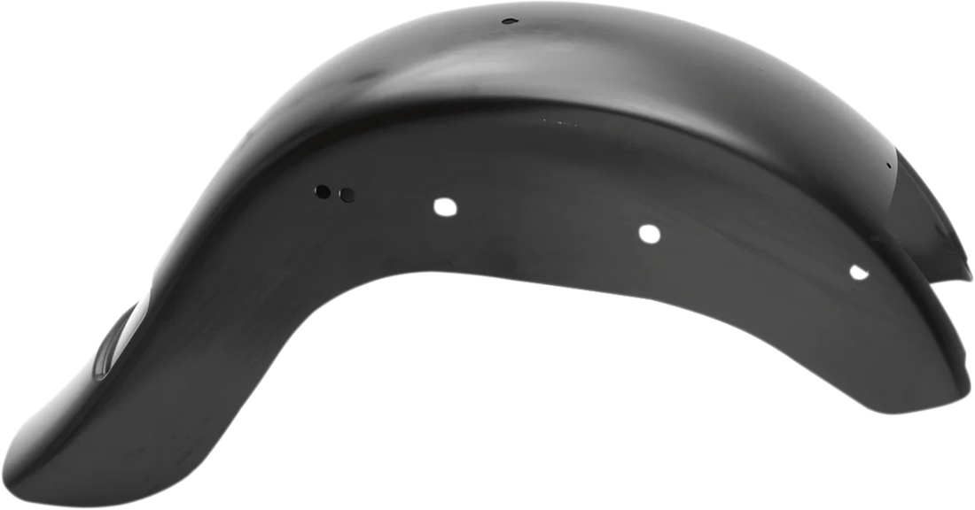 Klock Werks Benchmark 4" Stretched Rear Fender - Frenched - Steel - For Custom Application KWF-02-0400 - Back View