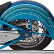 Load image into Gallery viewer, Klock Werks Benchmark 4" Stretched Rear Fender - Frenched - Steel - For Custom Application KWF-02-0400 - Installation View
