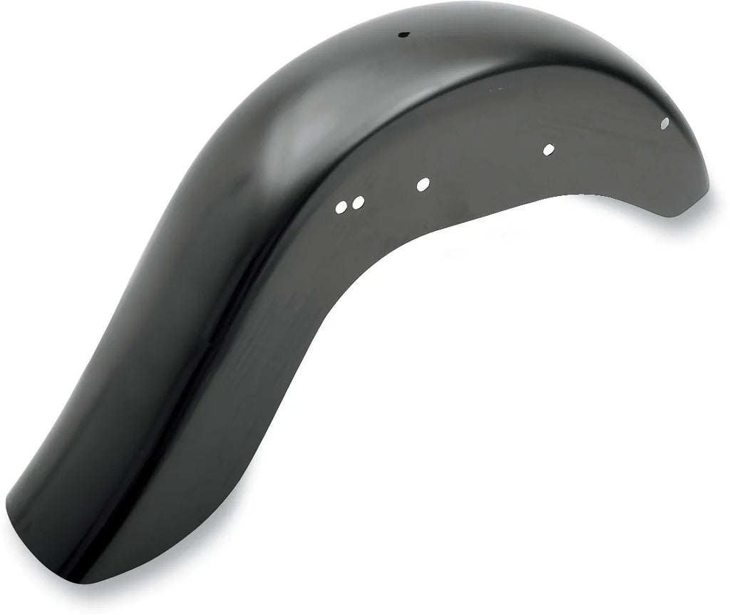 Klock Werks Benchmark 4" Stretched Rear Fender - Smooth - Steel - For Custom Application KWF-02-0401 - Side View