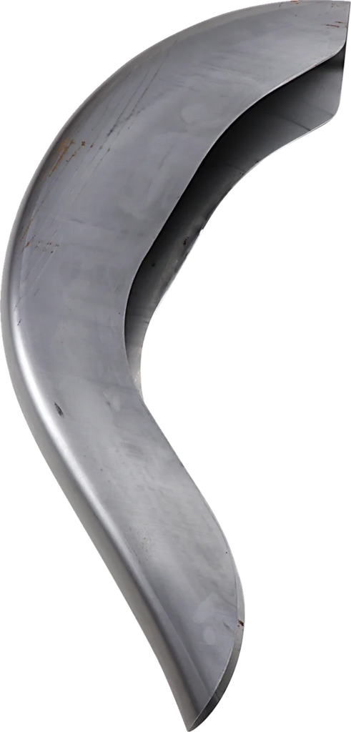 Klock Werks Benchmark 4" Stretched Rear Fender - Smooth - Steel - For Custom Application KWF-02-0401 - Back View