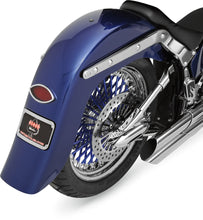 Load image into Gallery viewer, Klock Werks Benchmark 4" Stretched Rear Fender - Smooth - Steel - For Custom Application KWF-02-0401 - Installation View