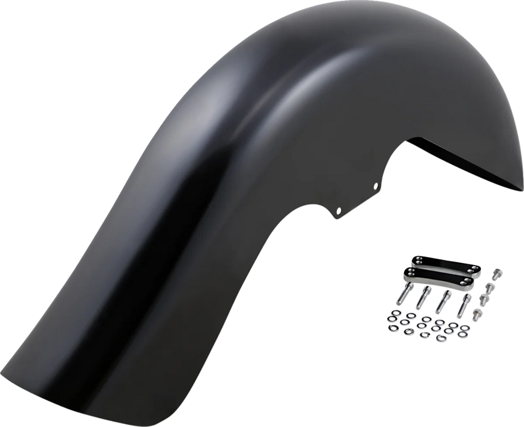 Klock Werks Benchmark Front Fender Kit - For Raked Frames - Steel - 26" KWF-01-0245-2014 - Side View