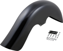 Load image into Gallery viewer, Klock Werks Benchmark Front Fender Kit - For Raked Frames - Steel - 26" KWF-01-0245-2014 - Side View