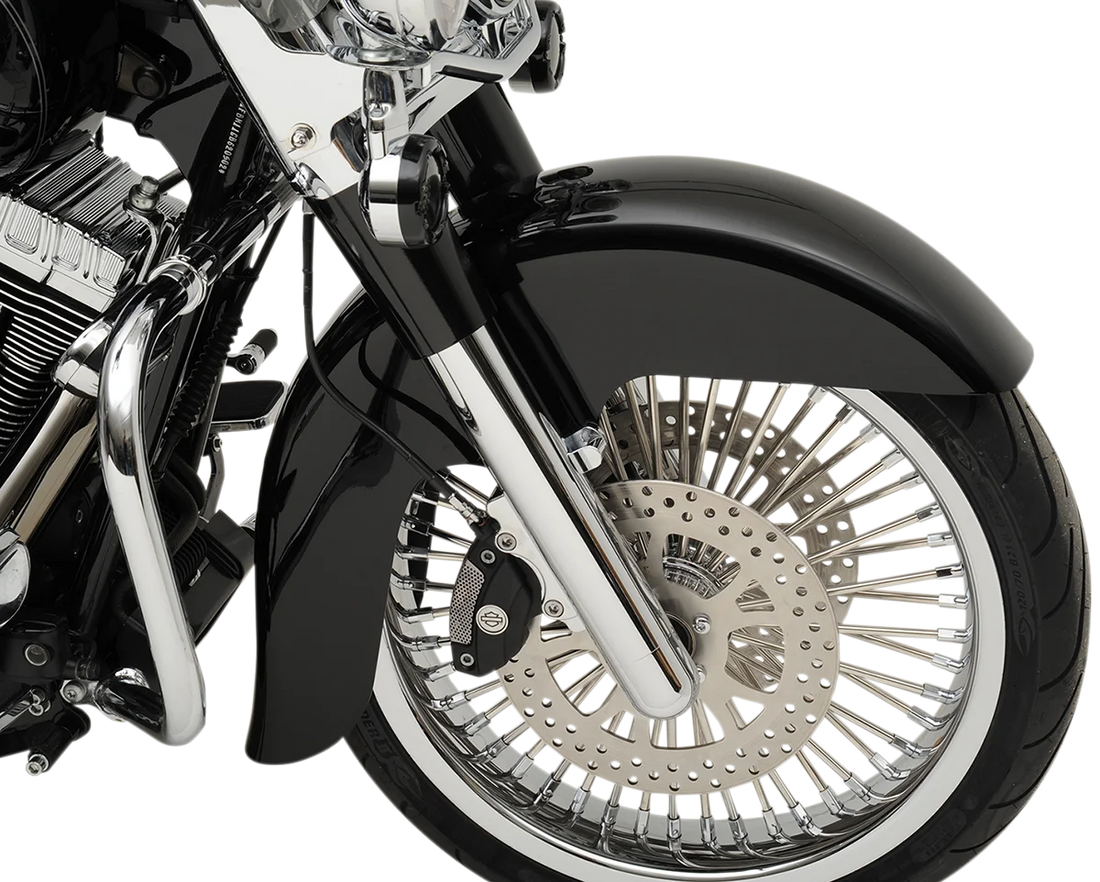 Klock Werks Benchmark Front Fender Kit - Non-Raked - Steel - 16"-19" KWF-01-0100-2014 - Side View