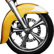 Load image into Gallery viewer, Klock Werks Benchmark Front Fender Kit - Non-Raked - Steel - 16"-19" KWF-01-0100-2014 - Installation View