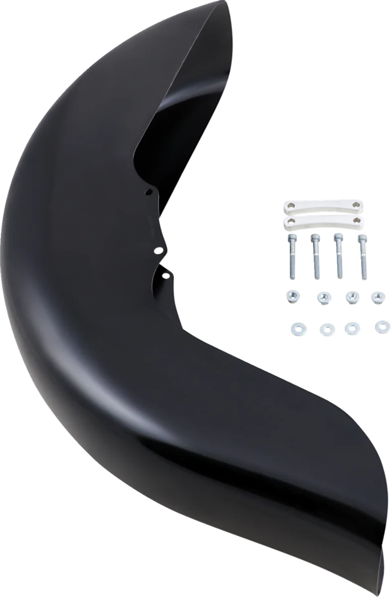 Klock Werks Benchmark Front Fender Kit - Non-Raked - Steel - 21" KWF-01-0101-2014 - Side View
