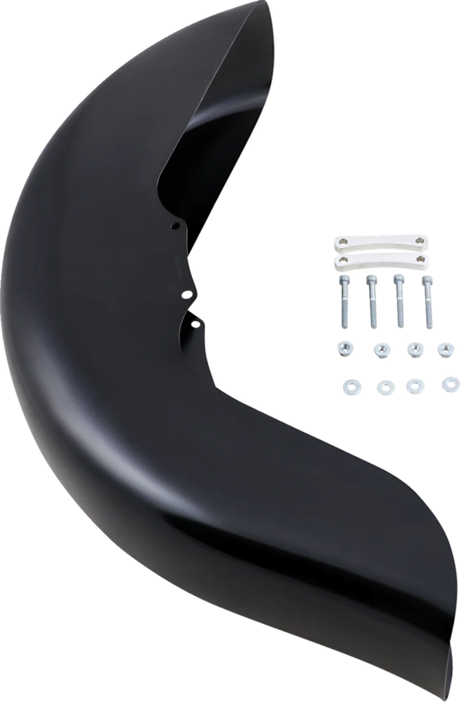 Klock Werks Benchmark Front Fender Kit - Non-Raked - Steel - 21" KWF-01-0101-2014 - Side View