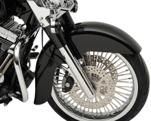 Load image into Gallery viewer, Klock Werks Benchmark Front Fender Kit - Non-Raked - Steel - 21" KWF-01-0101-2014 - Back View