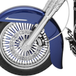 Load image into Gallery viewer, Klock Werks Benchmark Front Fender - Steel - 16"-18" KWF-02-0000 - Side View