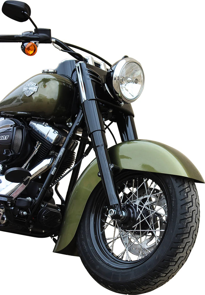 Klock Werks Benchmark Front Fender - Steel - 16"-18" KWF-02-0399 - Back View