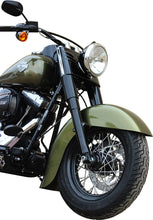 Load image into Gallery viewer, Klock Werks Benchmark Front Fender - Steel - 21" KWF-02-0001 - Installation View