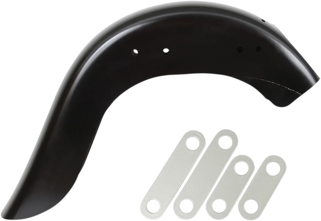 Klock Werks Benchmark Rear Fender - Frenched - Steel KWF-02-0488-F - Side View