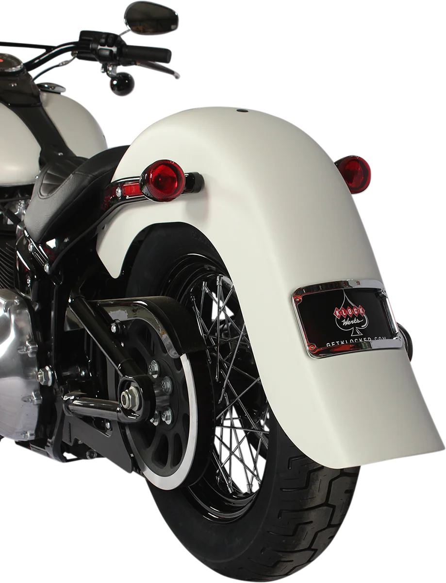 Klock Werks Benchmark Rear Fender - Frenched - Steel KWF-02-0541-F - Installation View
