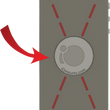 Load image into Gallery viewer, Klock Werks Device Mount - iOadapt Disk KWD-RETAILDISC-2PK - Back View