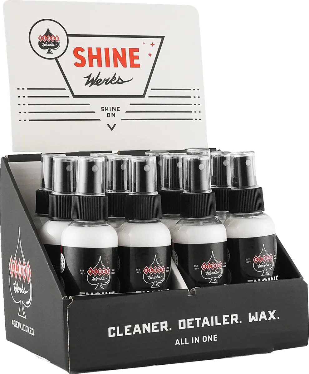 Klock Werks Engine Werks Cleaner - 4 U.S. fl oz. - 12 Pack KWK-ENGINE-4OZ-12 - Side View