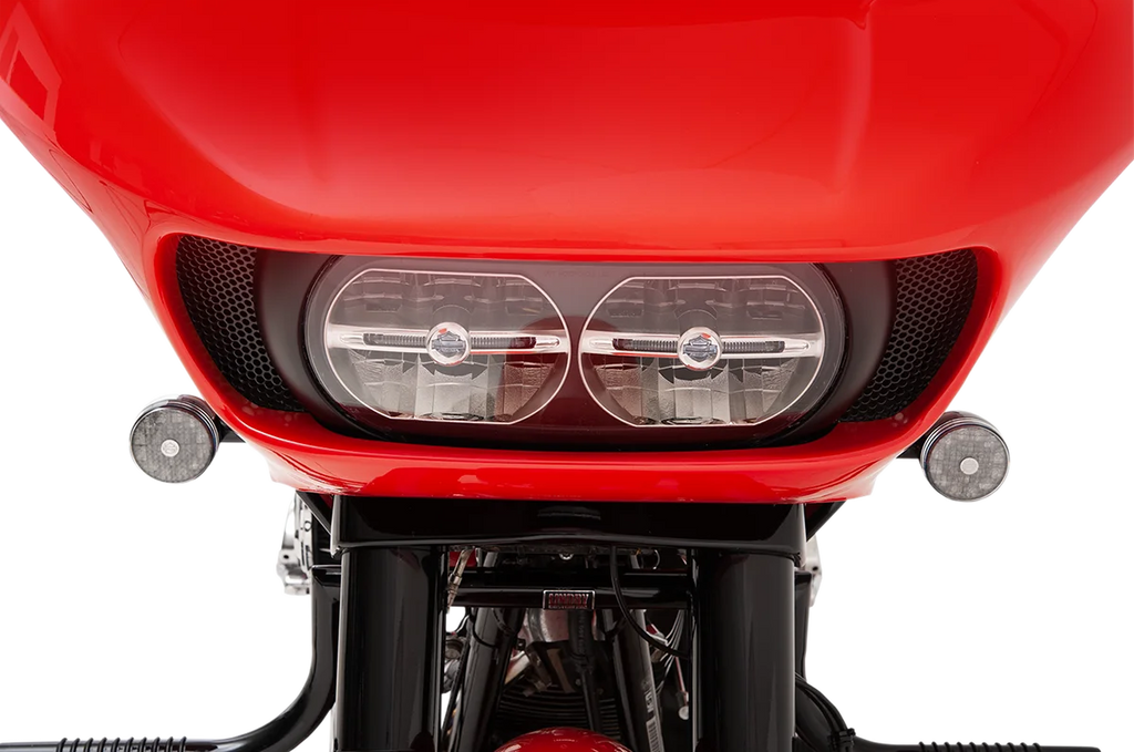 Klock Werks Fairing Vent Screen - Round KWS-01-0368 - Side View