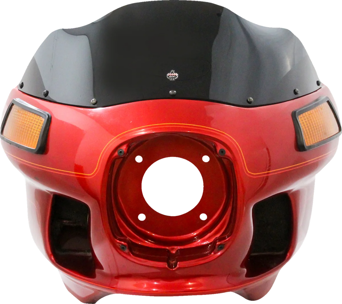 Klock Werks Flare™ Sport Windshield - 9" - Black - FXRT KWW-02-0604 - Installation View