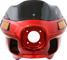 Load image into Gallery viewer, Klock Werks Flare™ Sport Windshield - 9" - Black - FXRT KWW-02-0604 - Installation View