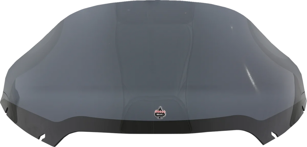 Klock Werks Flare™ Windshield - 10" - Dark Smoke - FLTR KWW-01-0622-DS - Side View
