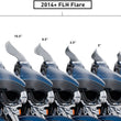 Load image into Gallery viewer, Klock Werks Flare™ Windshield - 11-1/2" - Dark Smoke - '14-'23 FLH KWW-01-0372 - Additional View 5
