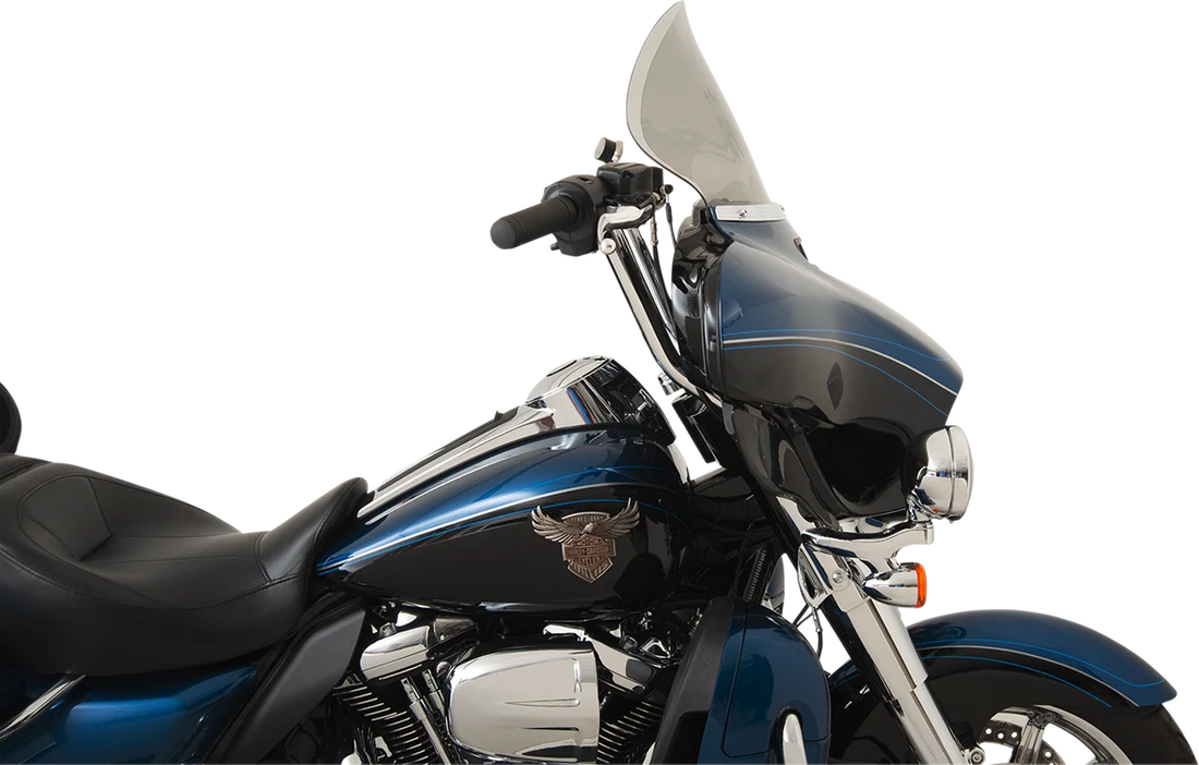 Klock Werks Flare™ Windshield - 11-1/2" - Tint - '14-'23 FLHT KWW-01-0205-2014 - Back View