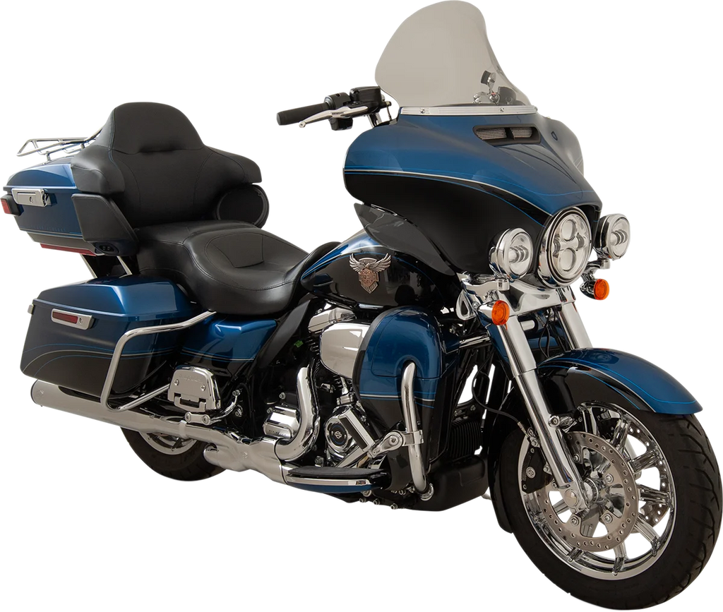 Klock Werks Flare™ Windshield - 11-1/2" - Tint - '14-'23 FLHT KWW-01-0205-2014 - Installation View