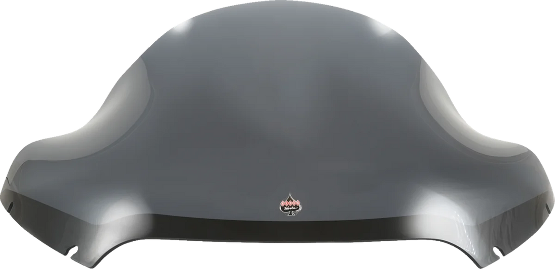 Klock Werks Flare™ Windshield - 11" - Dark Smoke - FLTR KWW-01-0621-DS - Side View