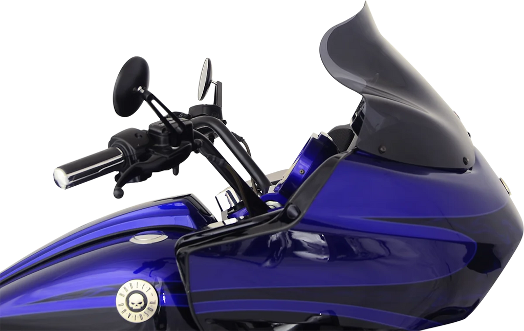 Klock Werks Flare™ Windshield - 12" - Dark Smoke - '96-'13 FLTR KWW-01-0232 - Main Product View
