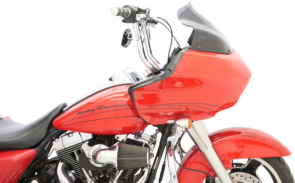 Klock Werks Flare™ Windshield - 12" - Dark Smoke - '96-'13 FLTR KWW-01-0232 - Installation View