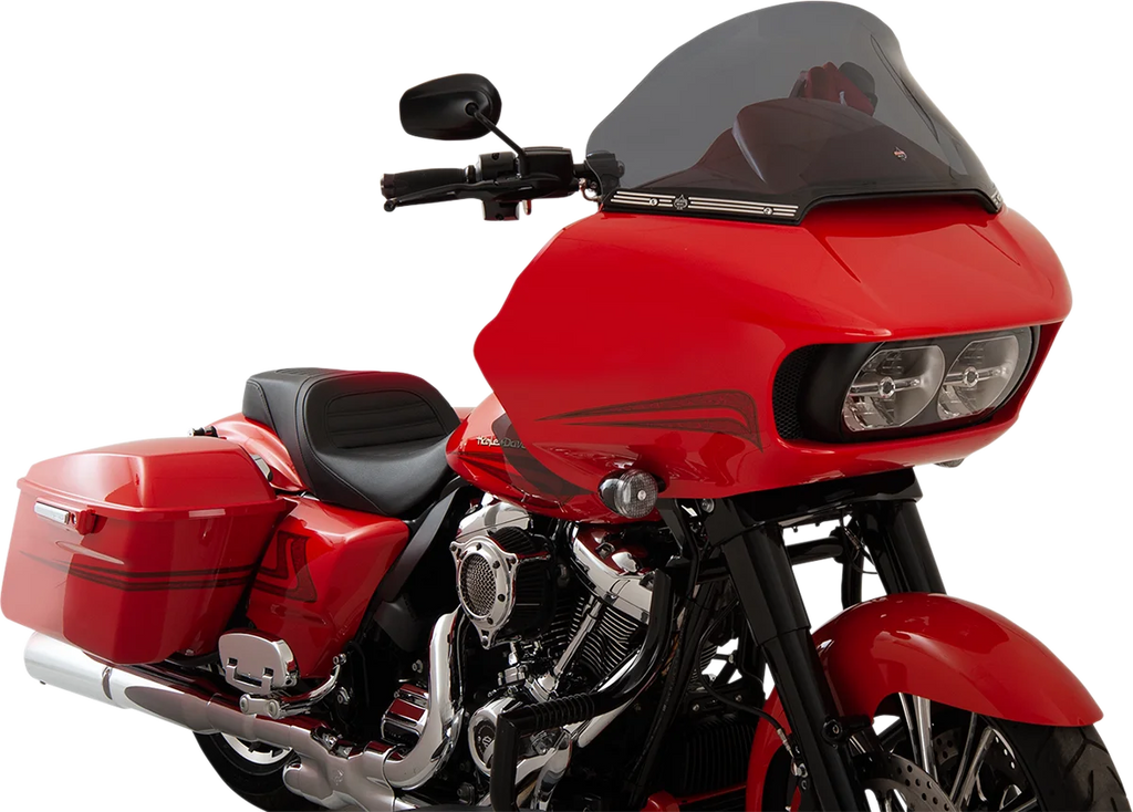 Klock Werks Flare™ Windshield - 12" - Dark Smoke - FLTR KWW-01-0328 - Installation View