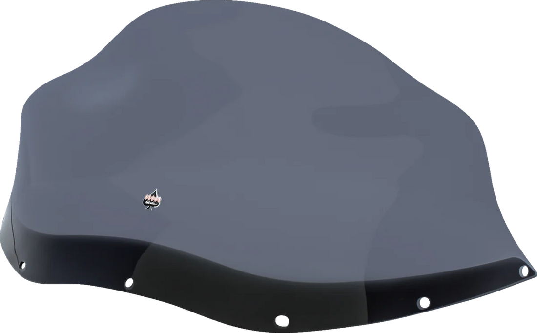 Klock Werks Flare™ Windshield - 12" - Dark Smoke - FXRT KWW-02-0573 - Side View