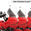 Load image into Gallery viewer, Klock Werks Flare™ Windshield - 12" - Tinted - FLTR KWW-01-0327 - Side View