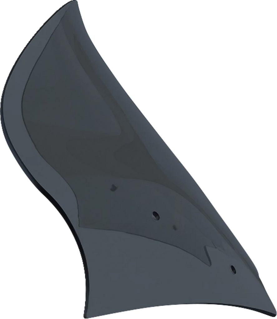 Klock Werks Flare™ Windshield - 13-1/2" - Dark Smoke - FLTR KWW-01-0704-DS - Main Product View