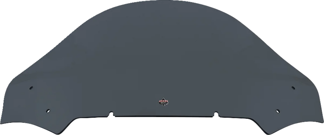Klock Werks Flare™ Windshield - 13-1/2" - Dark Smoke - FLTR KWW-01-0704-DS - Back View