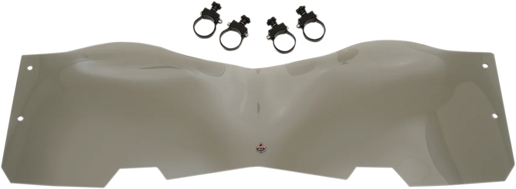 Klock Werks Flare™ Windshield - 13" - Clear - CF Moto KWW-05-0534 - Side View