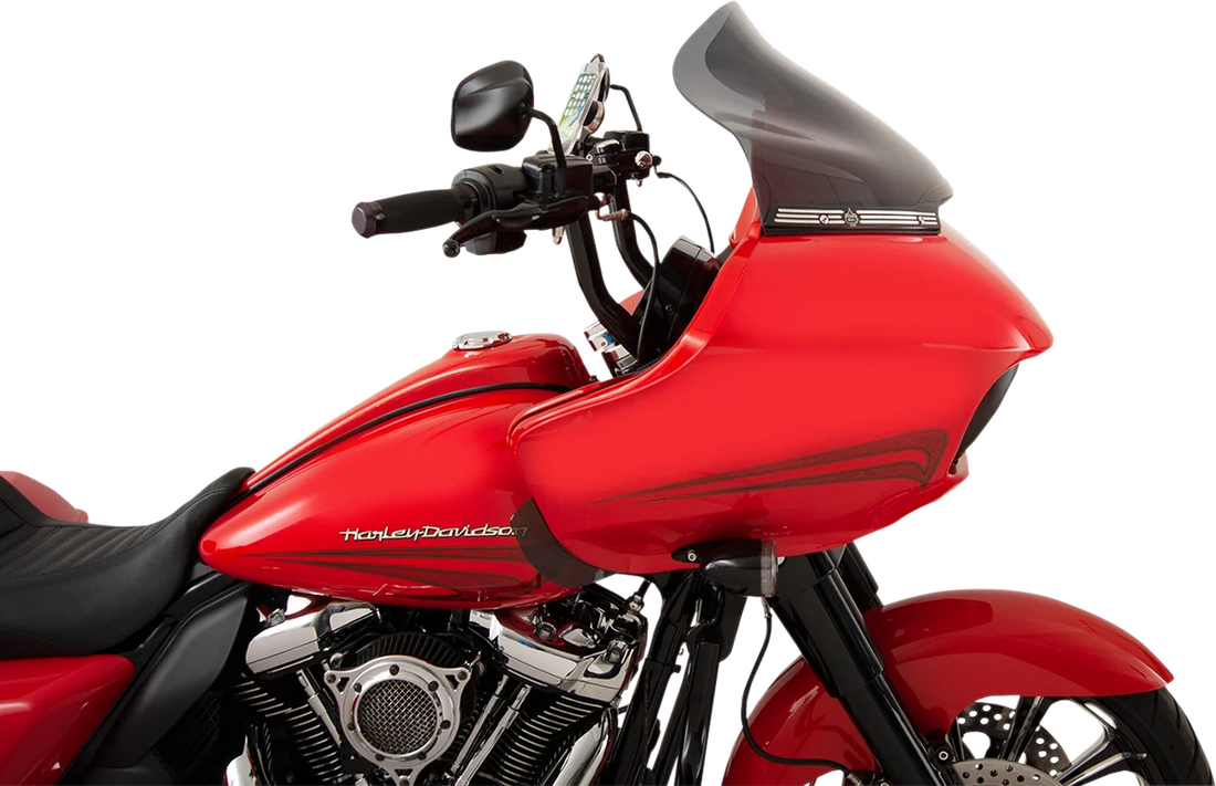 Klock Werks Flare™ Windshield - 14" - Dark Smoke - FLTR KWW-01-0317 - Installation View
