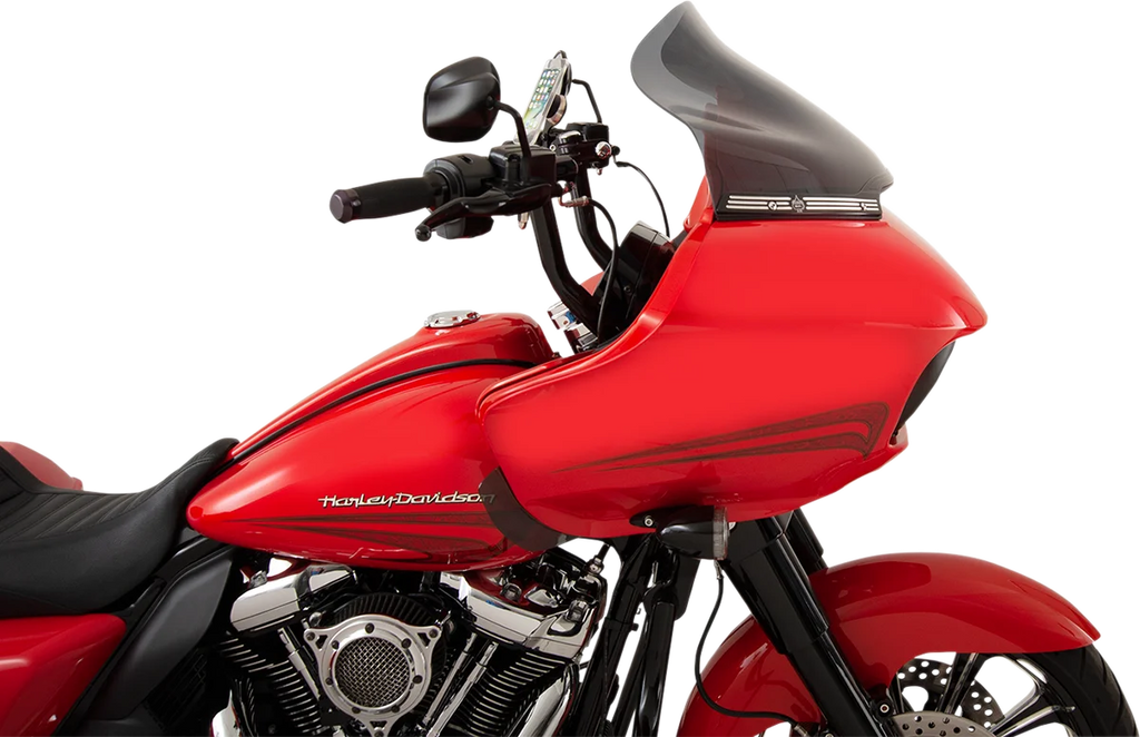 Klock Werks Flare™ Windshield - 14" - Dark Smoke - FLTR KWW-01-0317 - Installation View