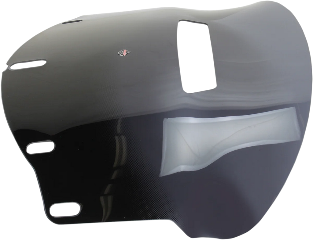 Klock Werks Flare™ Windshield - 14" - Dark Smoke - GL KWW-06-0260 - Side View