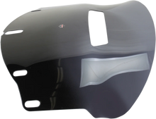 Load image into Gallery viewer, Klock Werks Flare™ Windshield - 14" - Dark Smoke - GL KWW-06-0260 - Side View