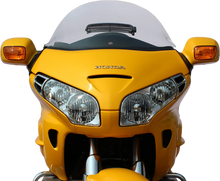 Load image into Gallery viewer, Klock Werks Flare™ Windshield - 14" - Tinted - GL KWW-06-0259 - Side View