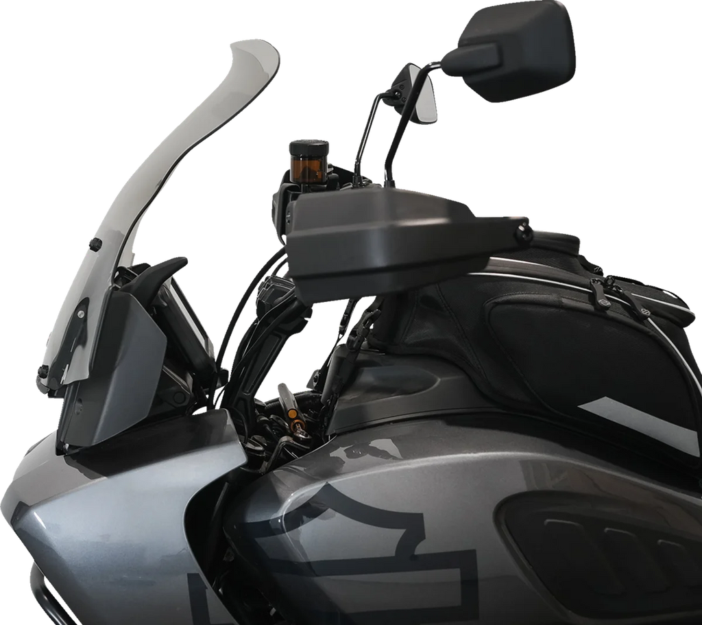 Klock Werks Flare™ Windshield - 15-1/2" - Tint - Pan America KWW-03-0001-T - Additional View 10
