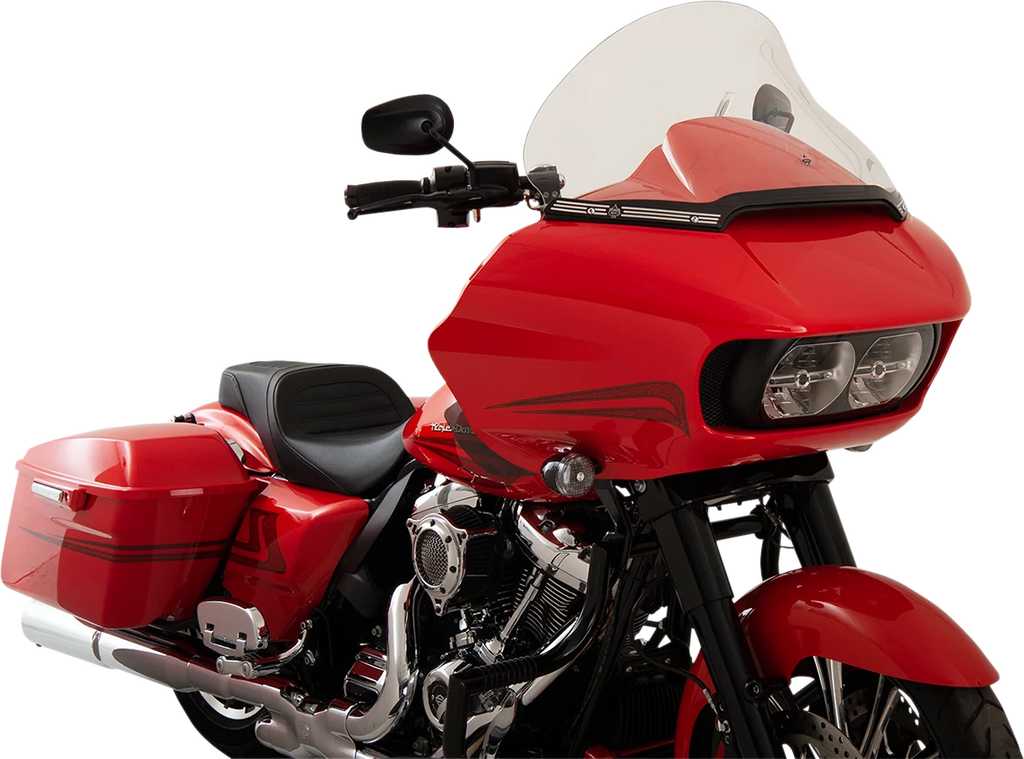 Klock Werks Flare™ Windshield - 15" - Clear - FLTR KWW-01-0313 - Back View