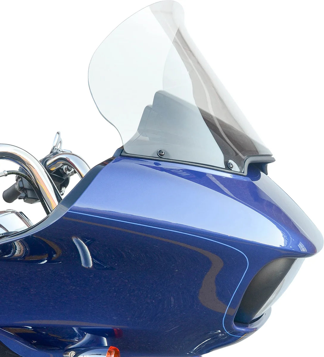 Klock Werks Flare™ Windshield - 15" - Clear - FLTR KWW-01-0313 - Installation View