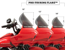 Load image into Gallery viewer, Klock Werks Flare™ Windshield - 15" - Dark Smoke - FLTR KWW-01-0315 - Side View