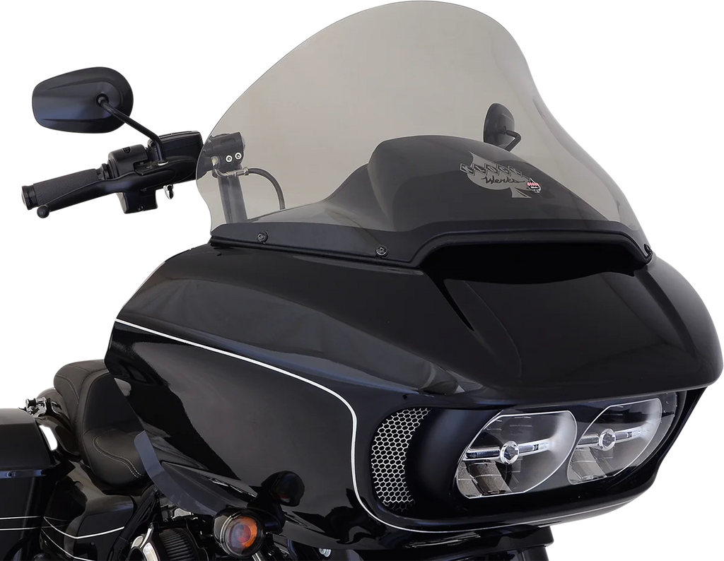 Klock Werks Flare™ Windshield - 15" - Tinted - FLTR KWW-01-0314 - Installation View