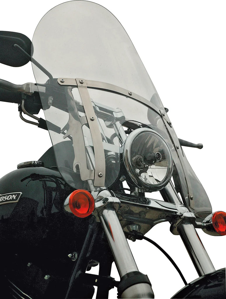 Klock Werks Flare™ Windshield - 18" - Clear - FXDWG KWW-02-0223 - Main Product View