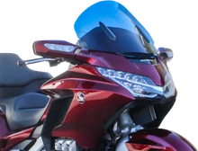Load image into Gallery viewer, Klock Werks Flare™ Windshield - 18" - Dark Smoke - GL1800 KWW-06-0559 - Side View