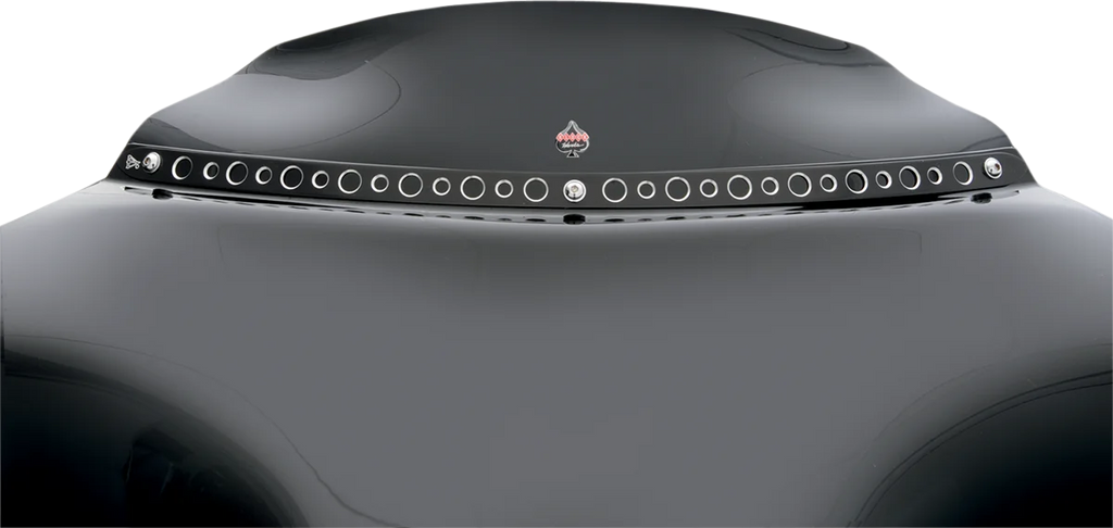 Klock Werks Flare™ Windshield - 3-1/2" - Black - '96-'13 FLHT KWW-01-0204 - Main Product View